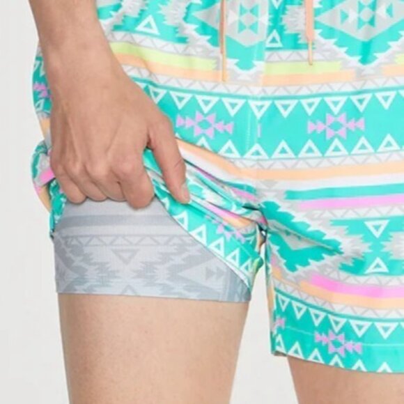 CHUBBIES Men's The En Fuegos 5.5" Swim Trunk 2 in 1 Liner X Large - Picture 3 of 9
